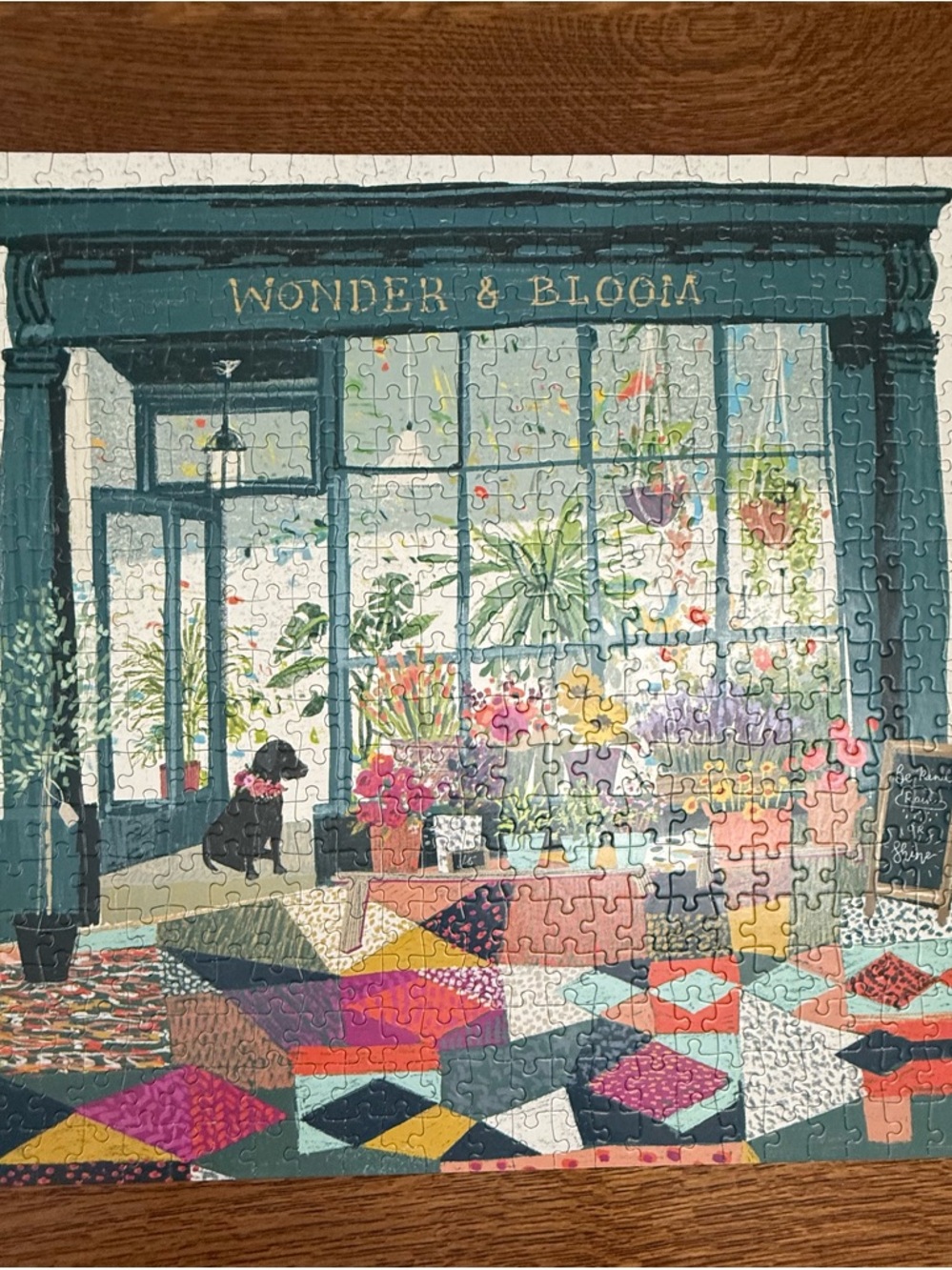 Galison Wonder & Bloom - 500 Piece Puzzle Complete